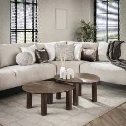 Retro Couchtischsets Maya Teakholz verschiedene Ausführungen