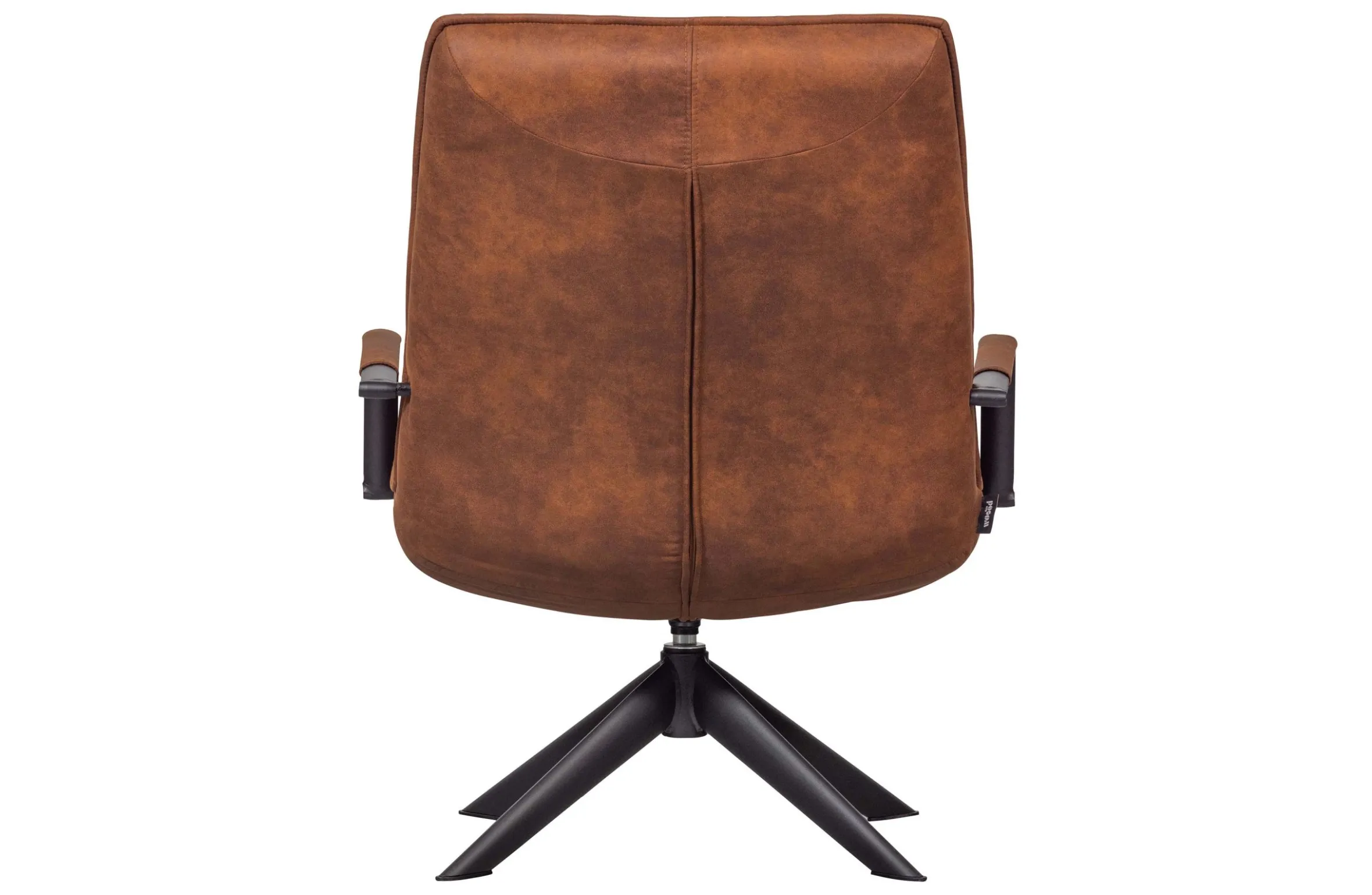 Retro Drehsessel Relaxsessel Jouke Leder Cognac Armlehne