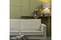 Retro Ecksofa Samt Rodeo 3-Sitzer Rechts oder Links 300/160 Pistazie Links