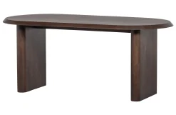 Retro Esstisch Ellipse Nussbaum 180