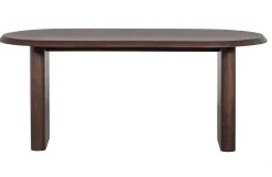 Retro Esstisch Ellipse Nussbaum 180