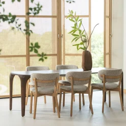 Retro Esstisch Fiore Organic Mangholz 230 cm