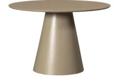 Retro Esstisch Jorre Rund Hellbraun 120 cm