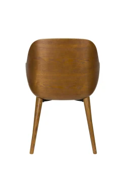 Retro Esszimmerstuhl Armlehnstuhl Taylor Holz Beige