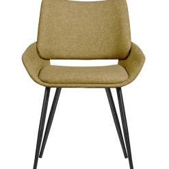 Retro Esszimmerstuhl Schalenstuhl Parade 2er Set Senf