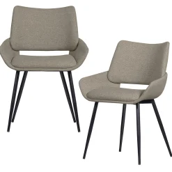 Retro Esszimmerstuhl Schalenstuhl Parade 2er Set Sand