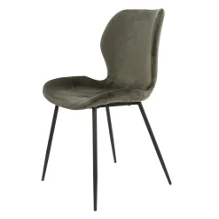 Retro Esszimmerstuhl Velvet Samt Anthrazit