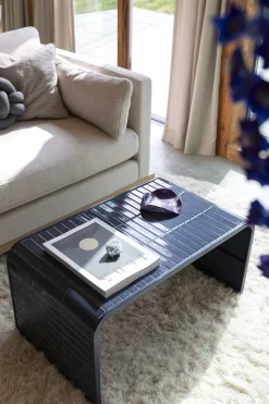 Retro Fliesentisch Tiles Couchtisch Metro Fliesen Blau