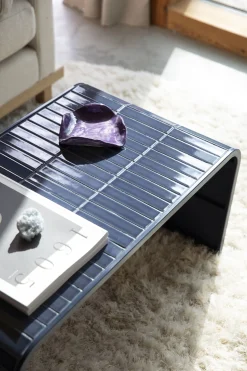 Retro Fliesentisch Tiles Couchtisch Metro Fliesen Blau