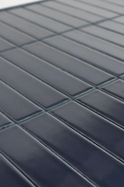 Retro Fliesentisch Tiles Couchtisch Metro Fliesen Blau