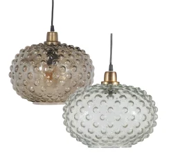 Retro Hängelampe Bubbles Glas in zwei verschiedenen Farben