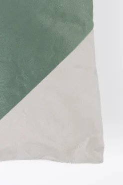 Retro Kissen Stripes in Grün-Weiß 60 cm