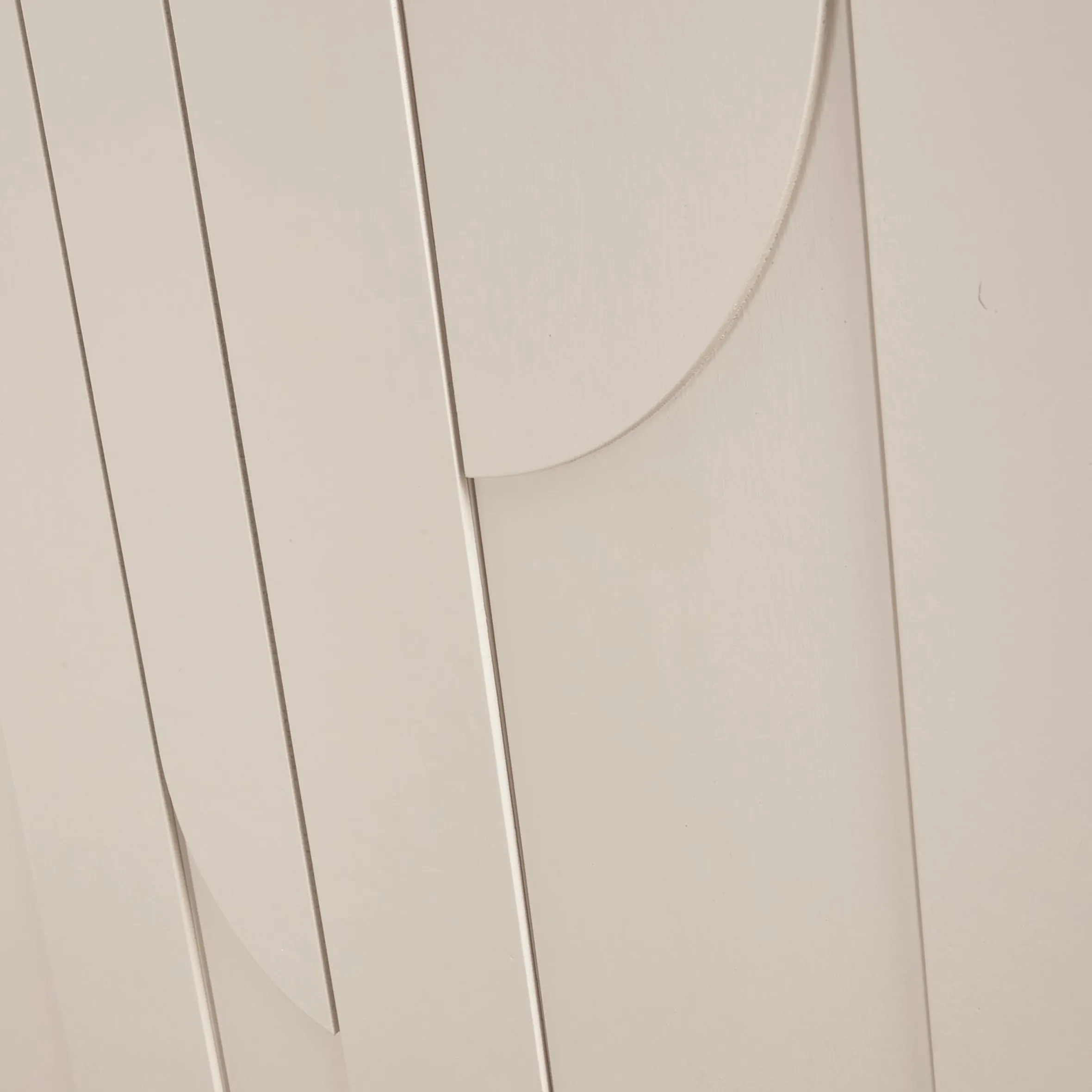 Retro Kleiderschrank Schlafzimmerschrank Rain in Beige mit fünf Böden