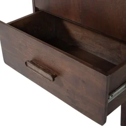 Retro Kommode Liya Mangoholz 3 Schubladen