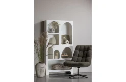 Retro Regal Organic Caz Kabinett Weiß Breit 100 cm