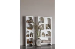 Retro Regal Organic Caz Kabinett Weiß Breit 100 cm