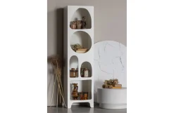 Retro Regal Organic Caz Kabinett Weiß Schmal 50 cm