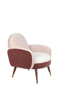 Retro Sessel Cocktailsessel SAM Rosa Lounger