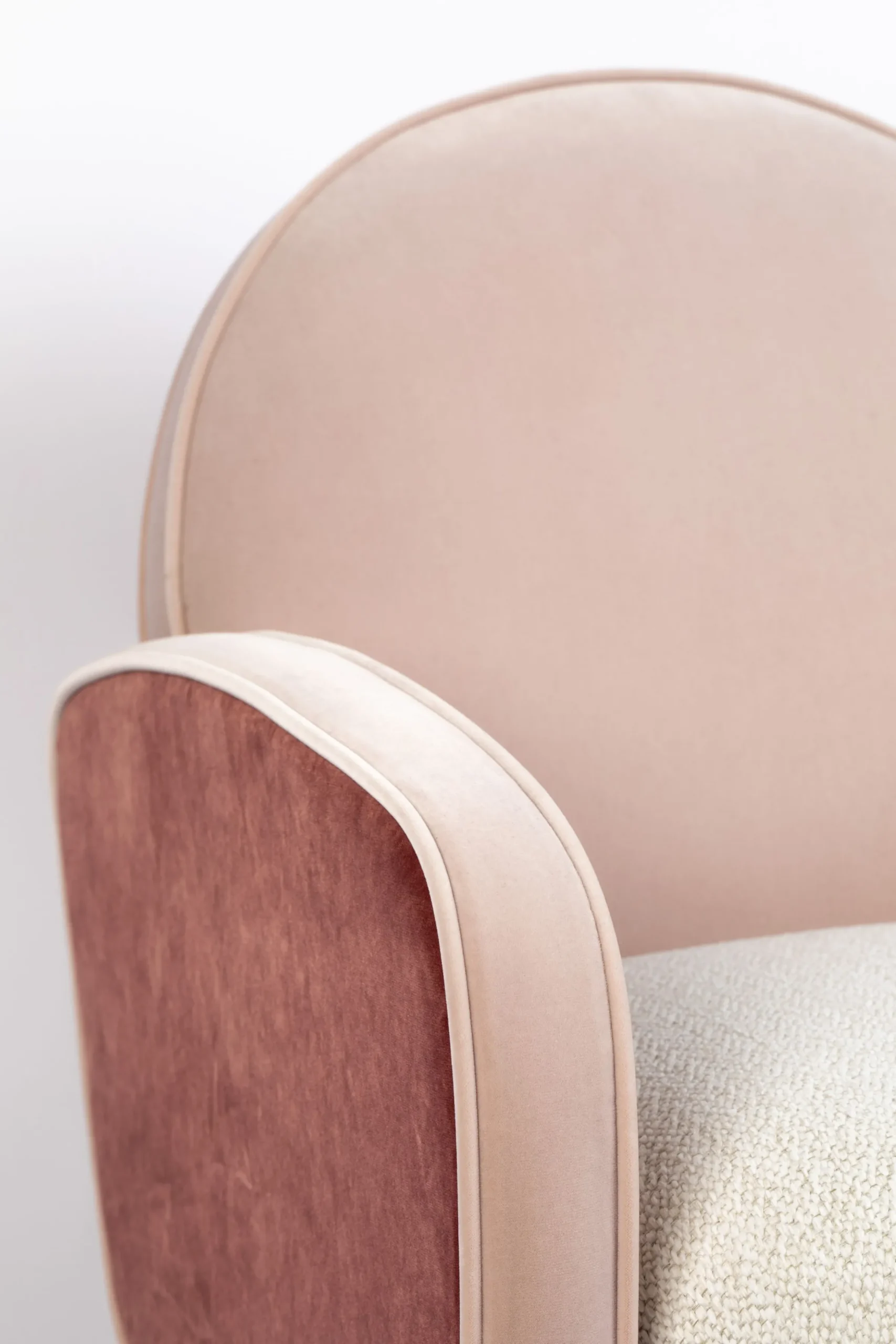 Retro Sessel Cocktailsessel SAM Rosa Lounger