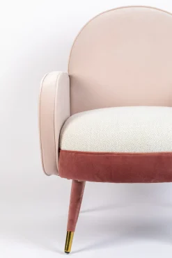 Retro Sessel Cocktailsessel SAM Rosa Lounger