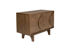 Retro Sideboard Groove Walnuss oder Eiche 2/3türig