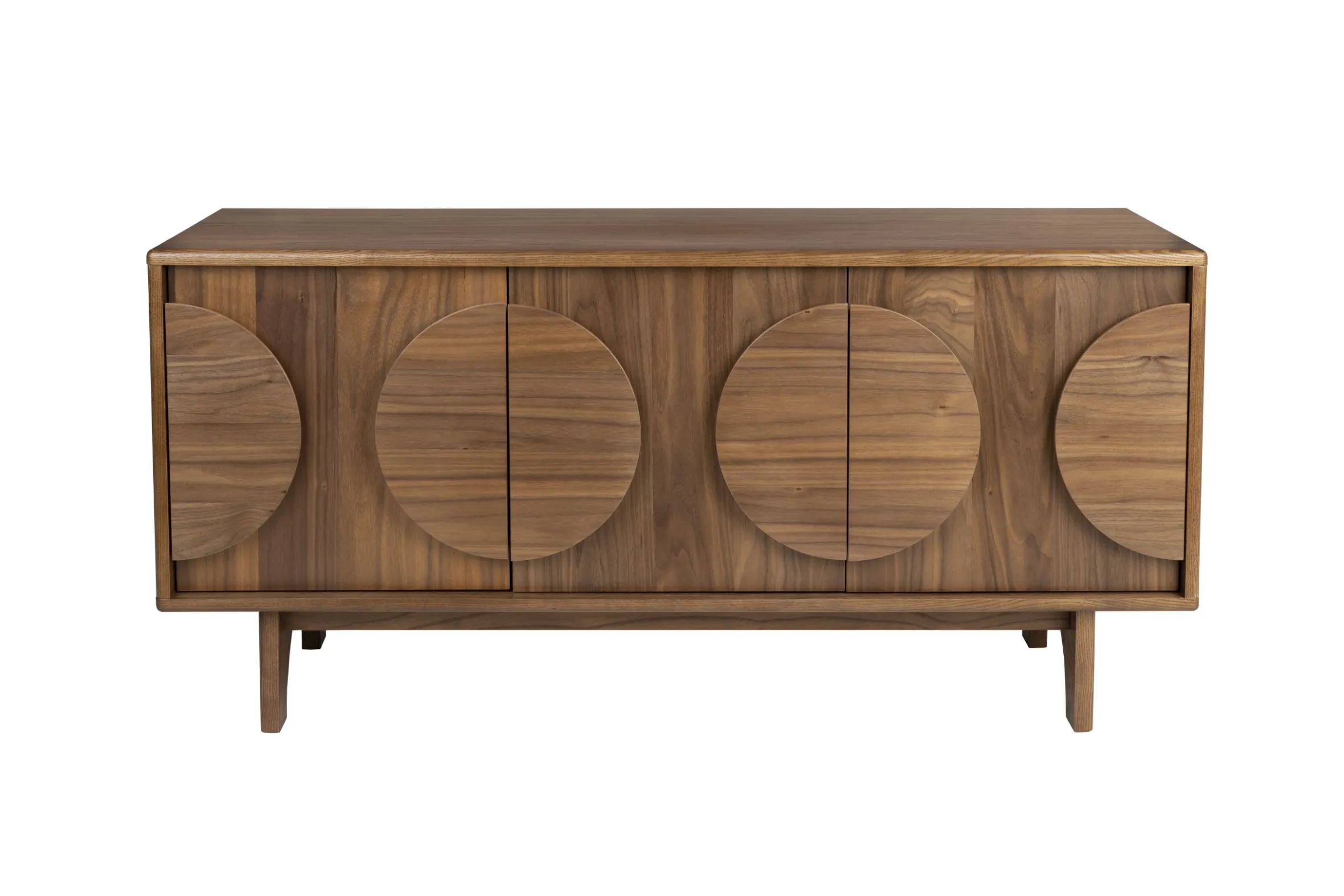 Retro Sideboard Groove Walnuss oder Eiche 2/3türig