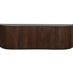 Retro Sideboard TV-Board Sense Mangoholz organisch geformt 4türig