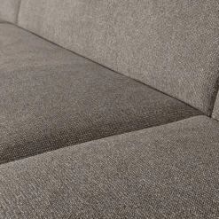 Retro Sofa Couch Sloping U-Form Organic Grau