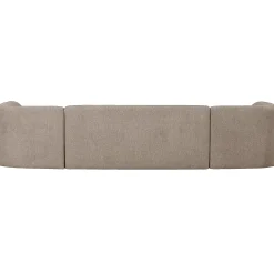 Retro Sofa Couch Sloping U-Form Organic Natur