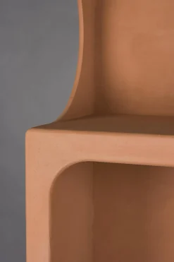 Retro Standregal Bücherregal Dundee Terracotta L