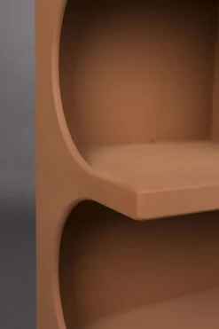 Retro Standregal Bücherregal Dundee Terracotta M