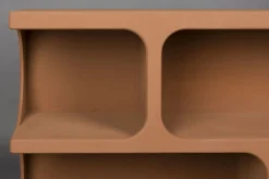 Retro Standregal Bücherregal Dundee Terracotta M