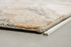 Retro Teppich Solar Grau/Terra 160 x 230 Marmoroptik