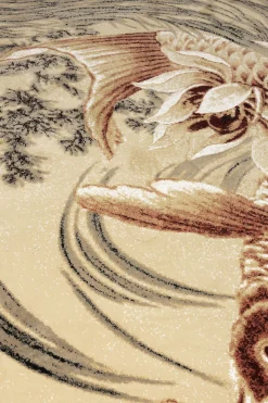 Retro Teppich The Legend Of Koi in 160 x 230 cm