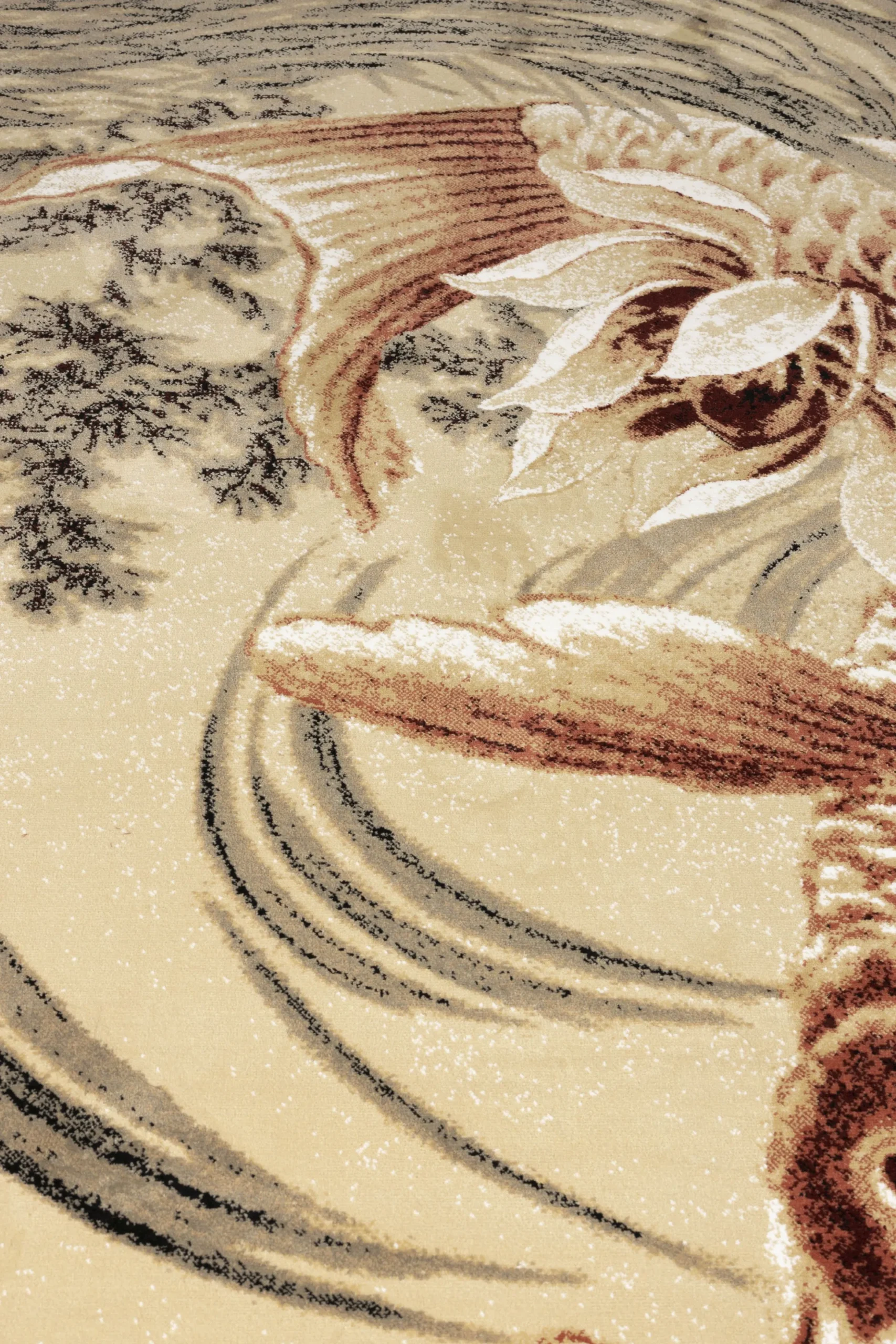 Retro Teppich The Legend Of Koi in 160 x 230 cm
