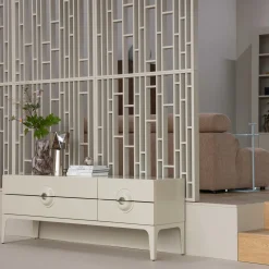 Retro TV-Board Lowboard Merge Beige