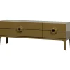 Retro TV-Board Lowboard Merge Olivgrün