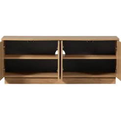 Retro TV-Board Sideboard Zuma 133 cm Eichenfurnier