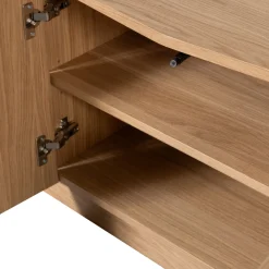 Retro TV-Board Sideboard Zuma 133 cm Eichenfurnier