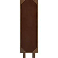 Retro Vitrine Kella Mangolzholz schmal Braun