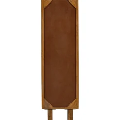 Retro Vitrine Kella Mangolzholz schmal Natur