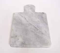 Schneidebrett Servierbrett aus echtem Marmor 37 x 21 cm