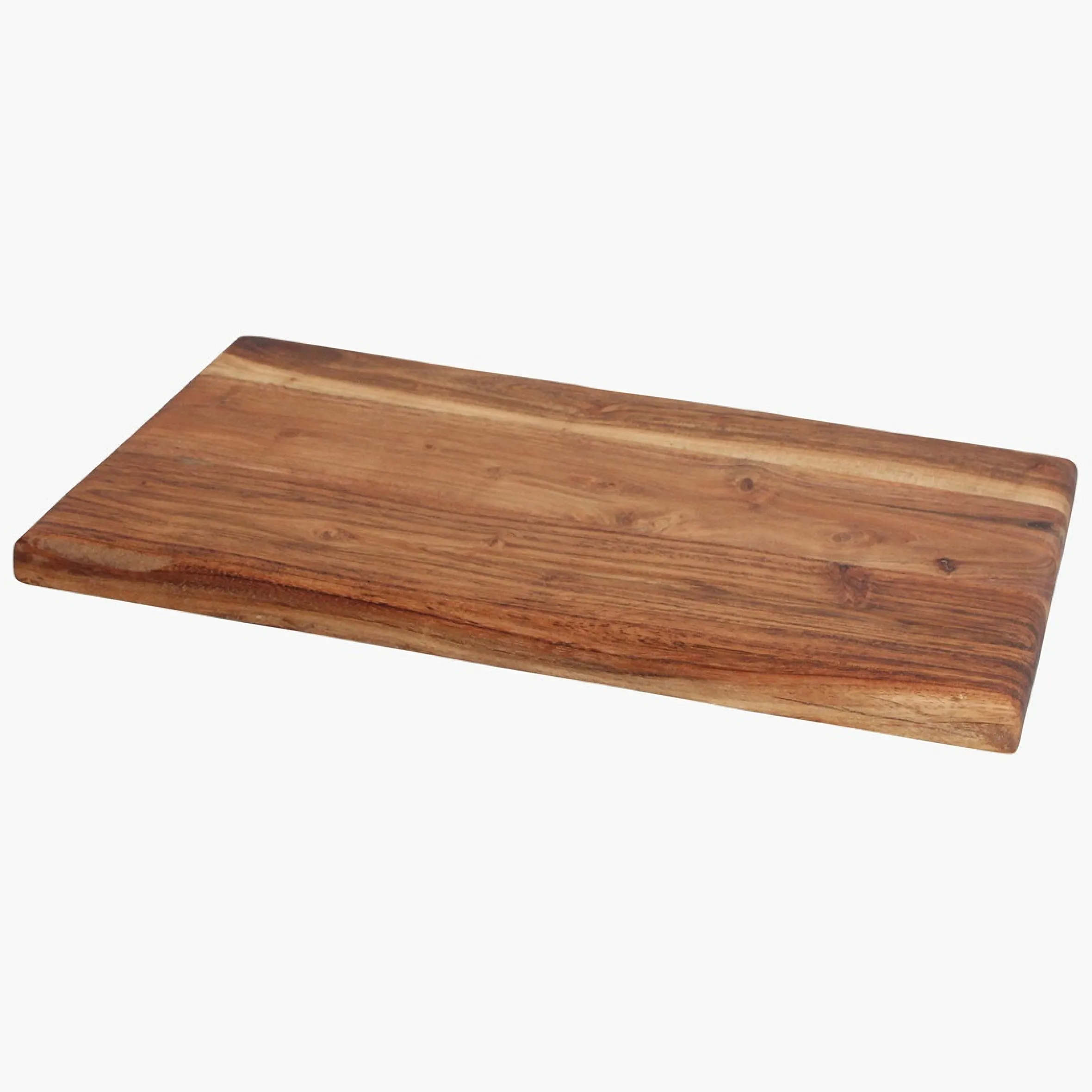 Schneidebrett Servierbrett aus beständigem Akazienholz Geölt 45 x 25 cm