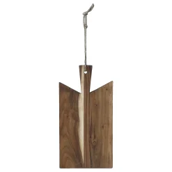 Schneidebrett Servierbrett Tapasbrett Laon Gezackt aus beständigem Akazienholz Geölt