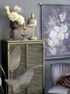 Schreibtischlampe Dragon Scales Metall in Antik Messing Tischlampe