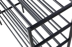 Schuhregal Industrial Ferro Metall Schwarz 40