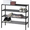 Schuhregal Industrial Ferro Metall Schwarz 80