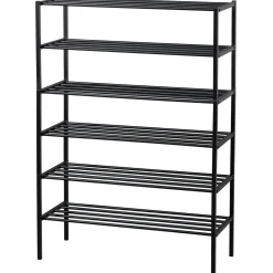 Schuhregal Industrial Ferro Metall Schwarz 120