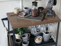 Servierwagen Küchentrolley Gaston Metall Rollen