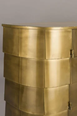 Sideboard Hanna Metall Gold Art Déco - Altgold